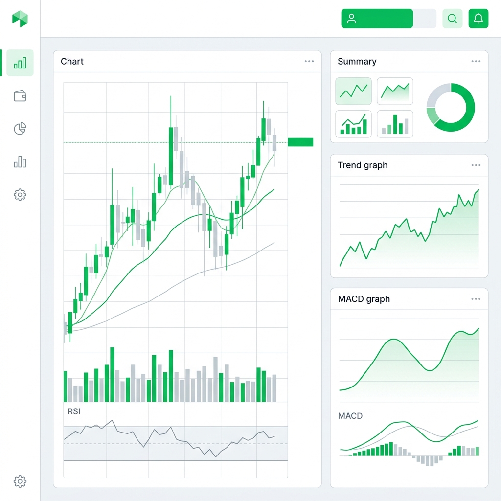 BrainBidder enterprise charting dashboard interface